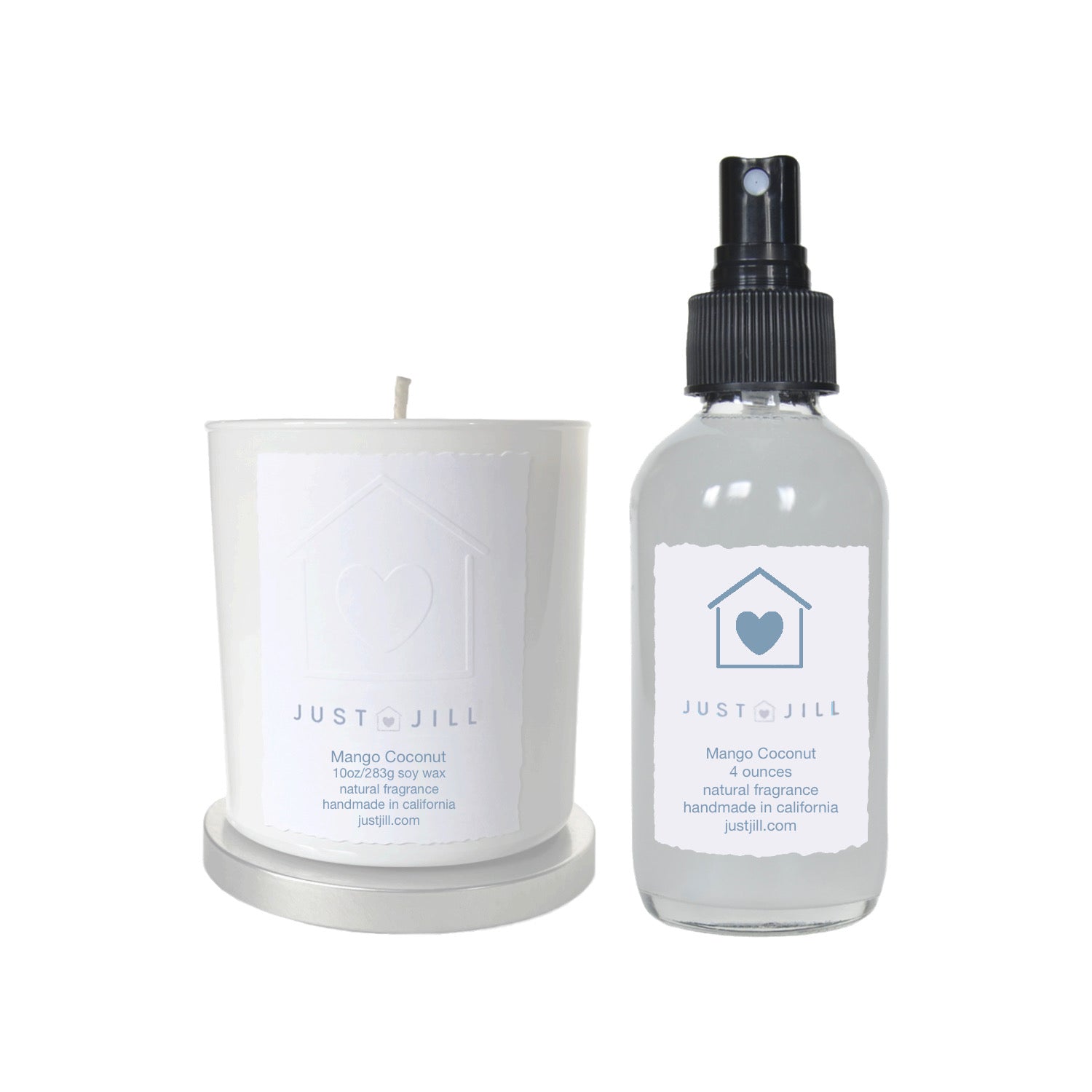 Scented Candle and Room Spray Duo-Mango Coconut