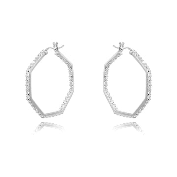 Danny Newfeld Inside/Outside Octagon Earrings