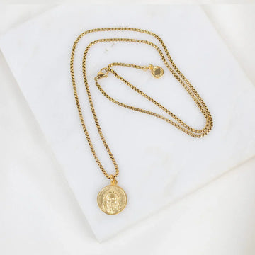 My Saint My Hero Seek Him Necklace