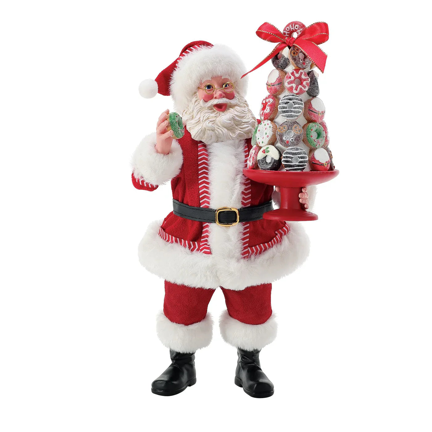 Possible Dreams Donut Tower Santa Figurine