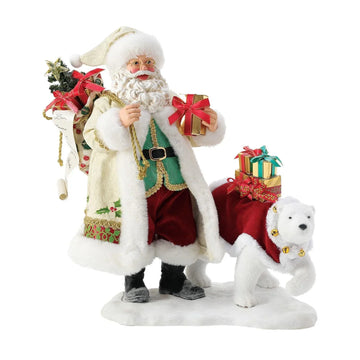 Possible Dream Polar Pair Santa Figurine
