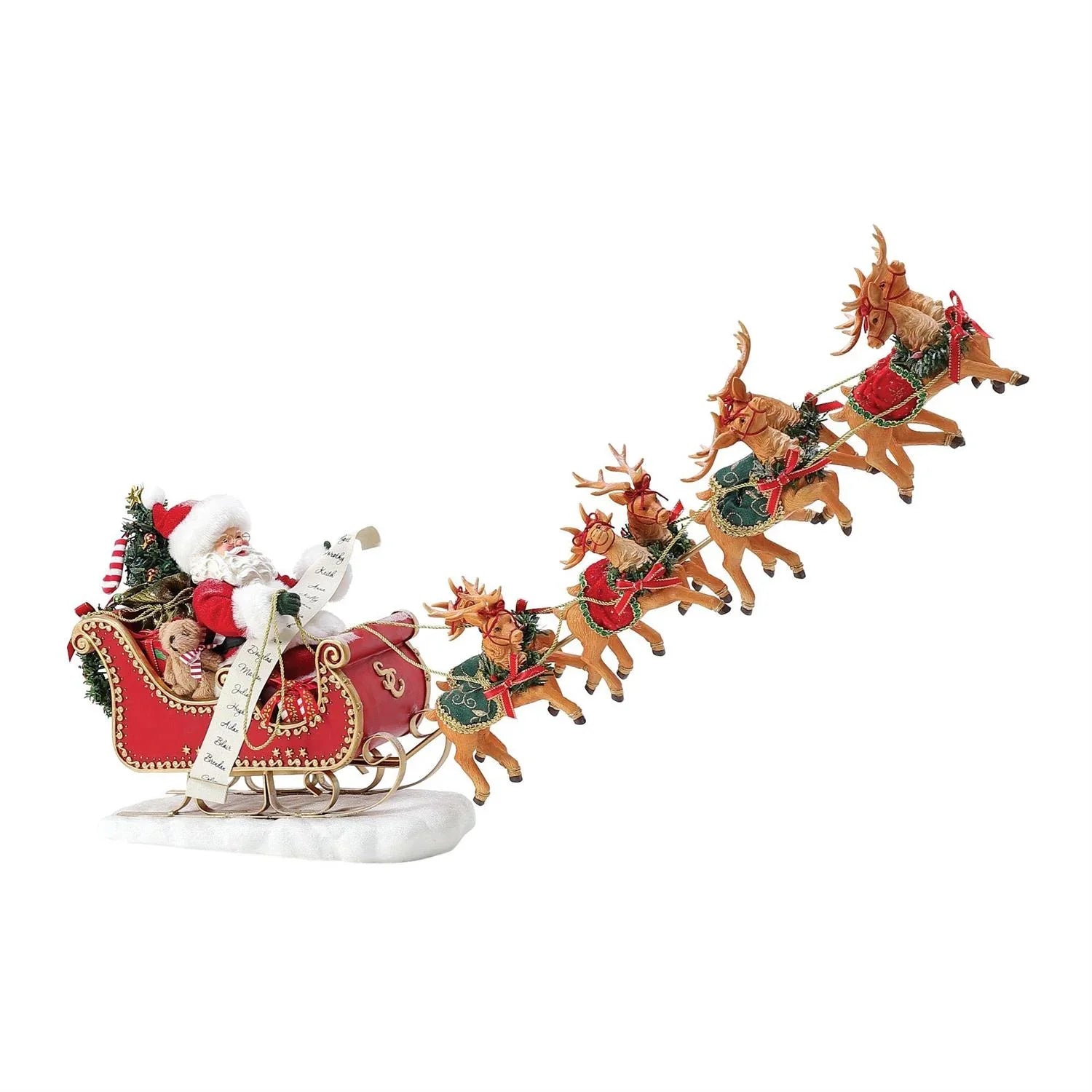 Possible Dreams Snowy Sleighride Santa Figurine