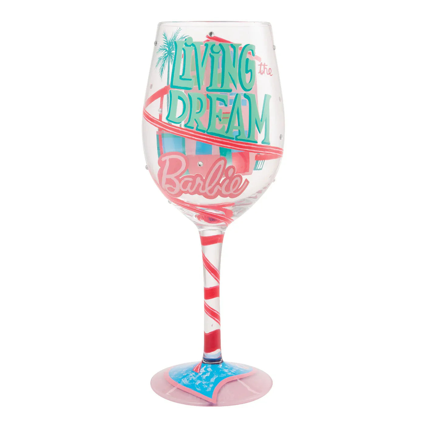 Lolita Barbie's Living the Dreamlife Wine Glass