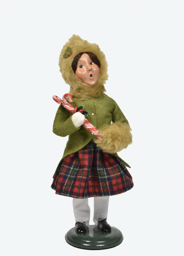Byers' Choice Candy Cane Family Girl