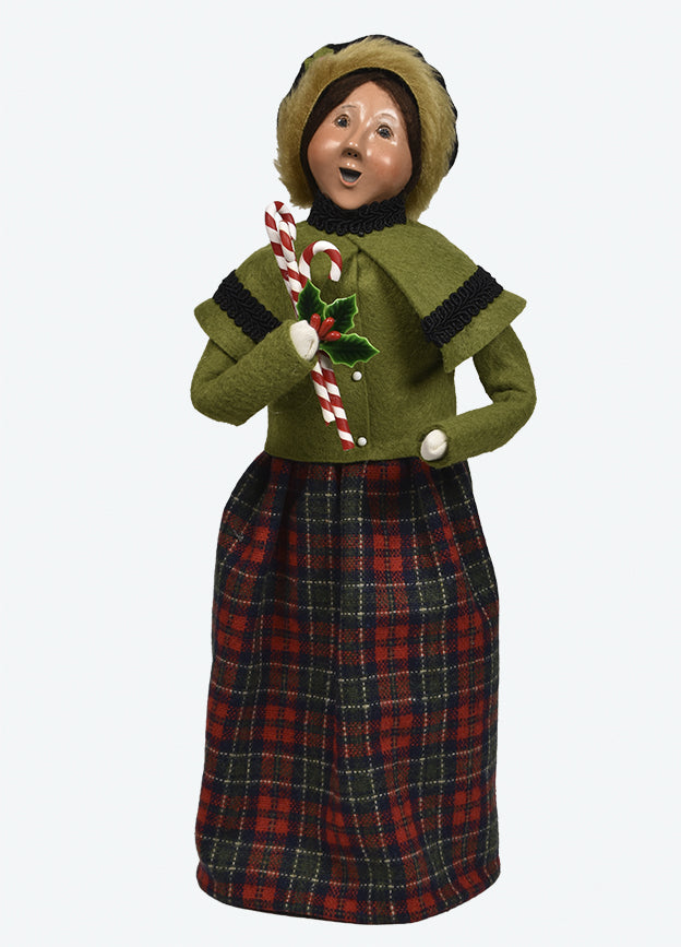 Byers' Choice Candy Cane Women