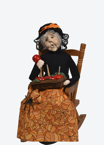 Byers' Choice Witch in Rocking Chair