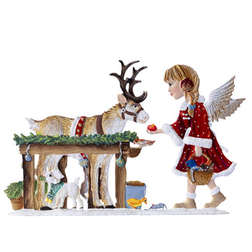 A Special Treat Hand Painted German Pewter Figurine