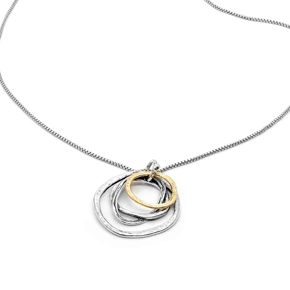 Danny Newfeld Sterling Silver Organic Dangle Pendant