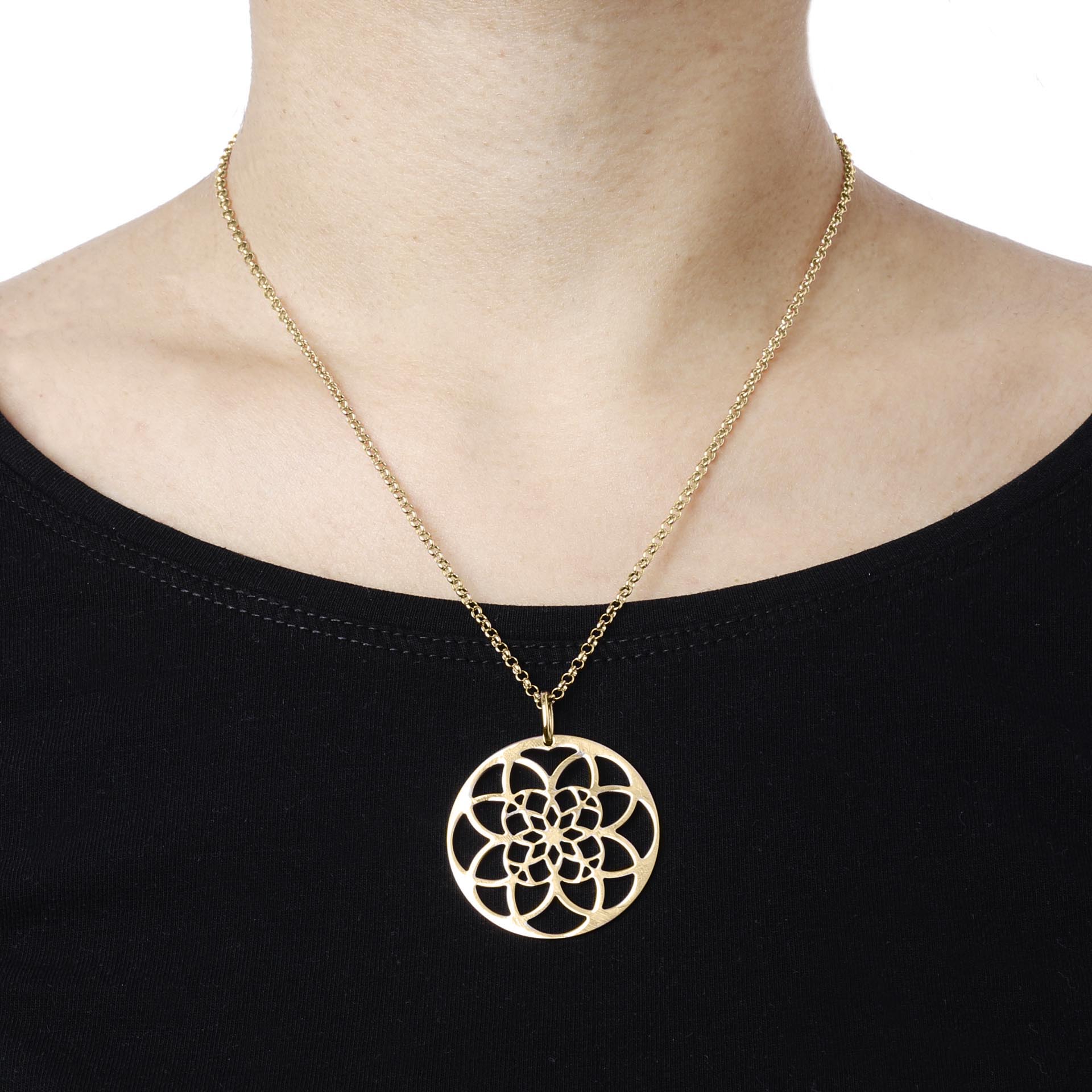 Bellissimo Bronzo Italian Openwork Pendant