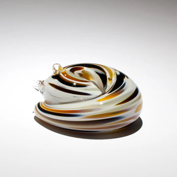 Epiphany Studios Hand-Blown Glass Sleeping Kitty