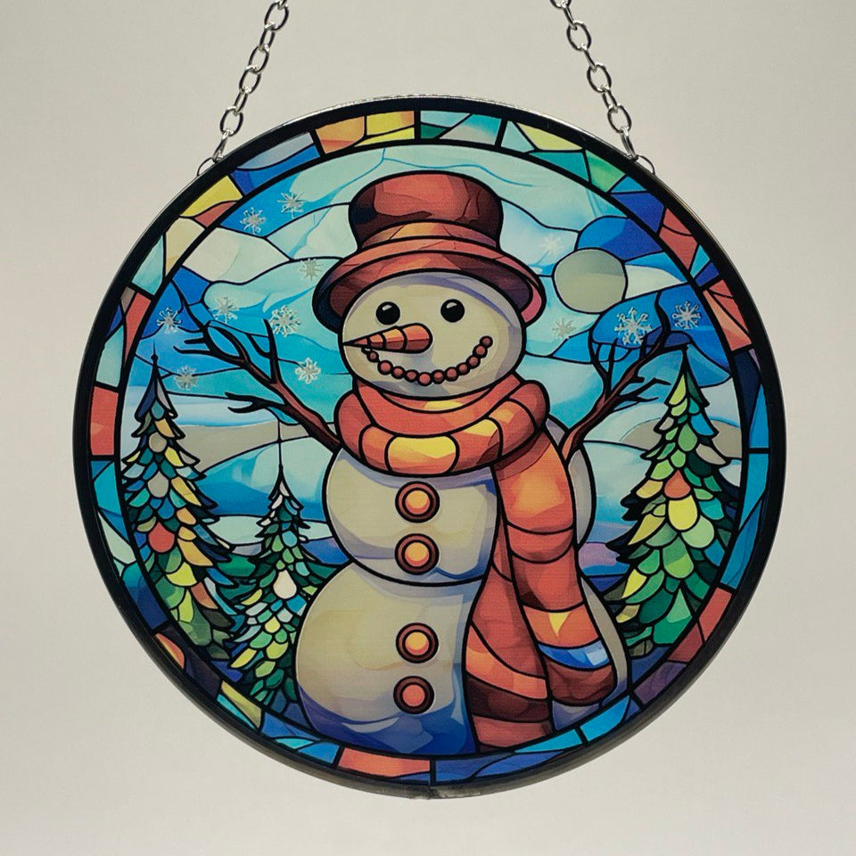 Christmas Motif Suncatchers for