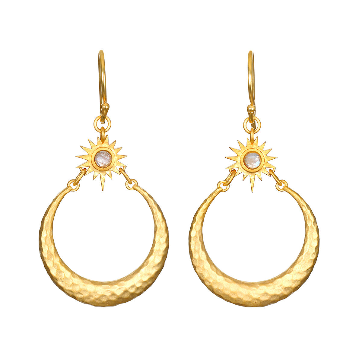 Satya Stellar Sisterhood Moonstone Hoops
