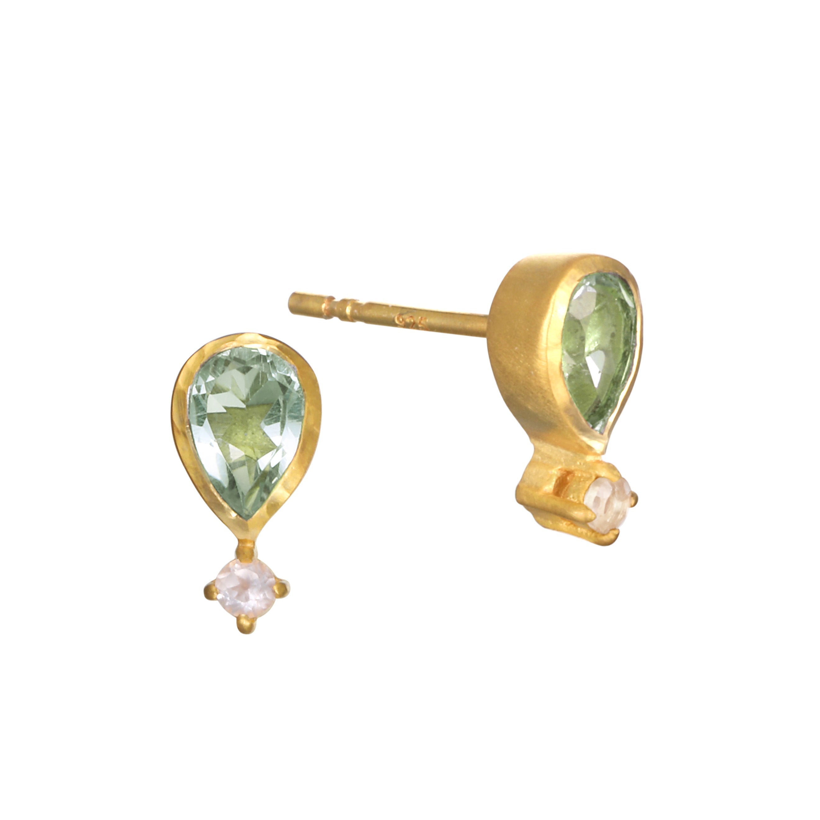 Satya True Self Green Amethyst Earrings