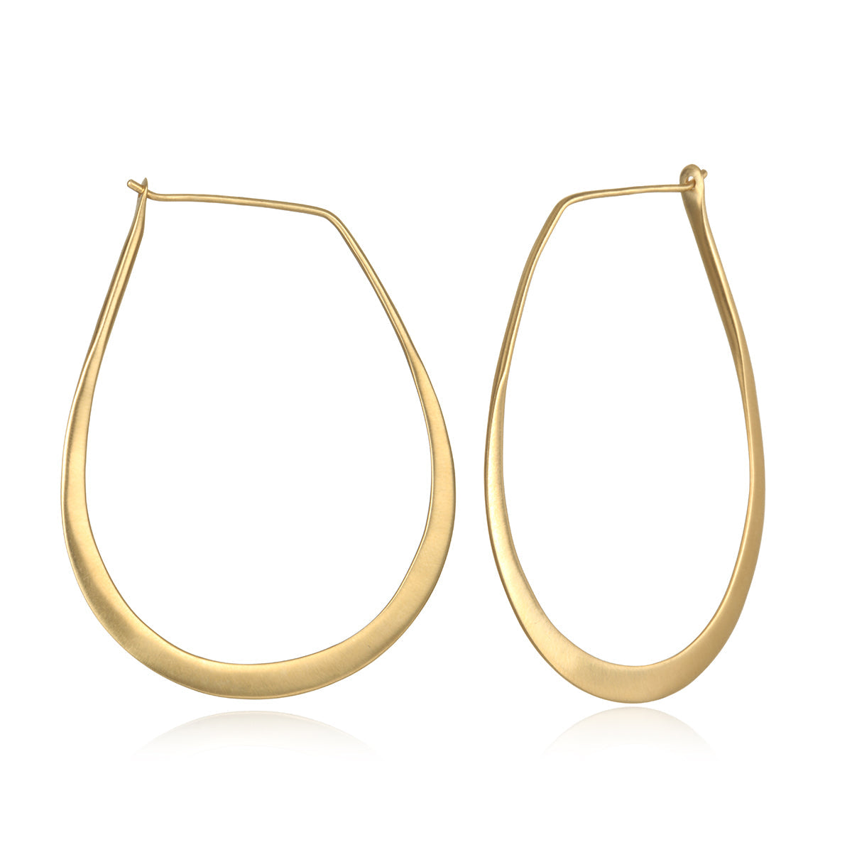 Satya Minimalist Gold Hoop Earrings