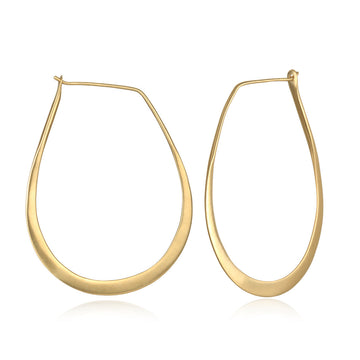 Satya Minimalist Gold Hoop Earrings