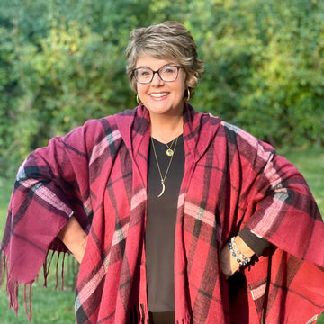 The Perfect Fall Plaid Hooded Wrap for