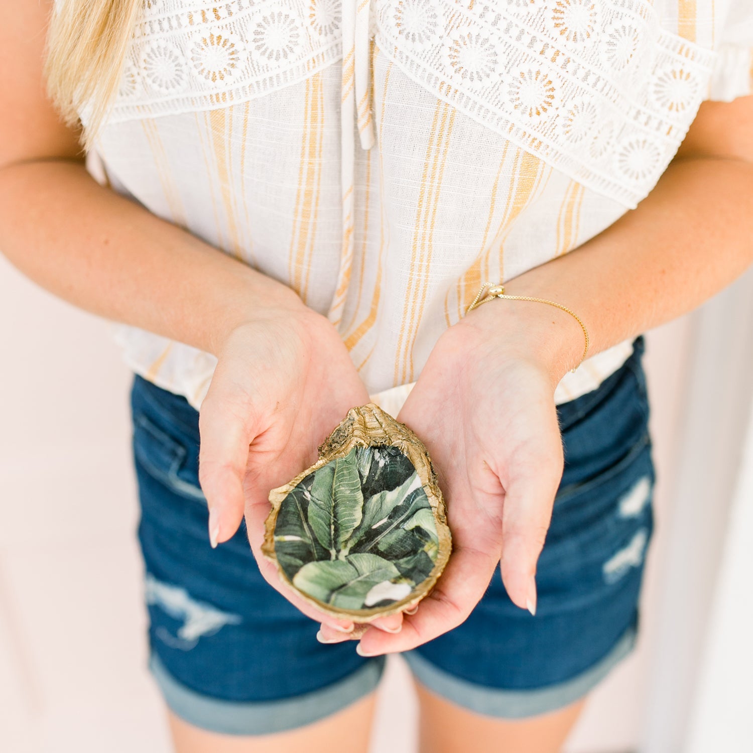 Choice Of Grit and Grace Decoupage Shell Jewelry Dishes