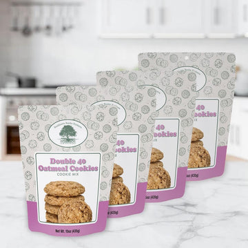 Southern Roots Sisters Gourmet Cookie Mixes Double 40 Oatmeal Cookies 4-Pack