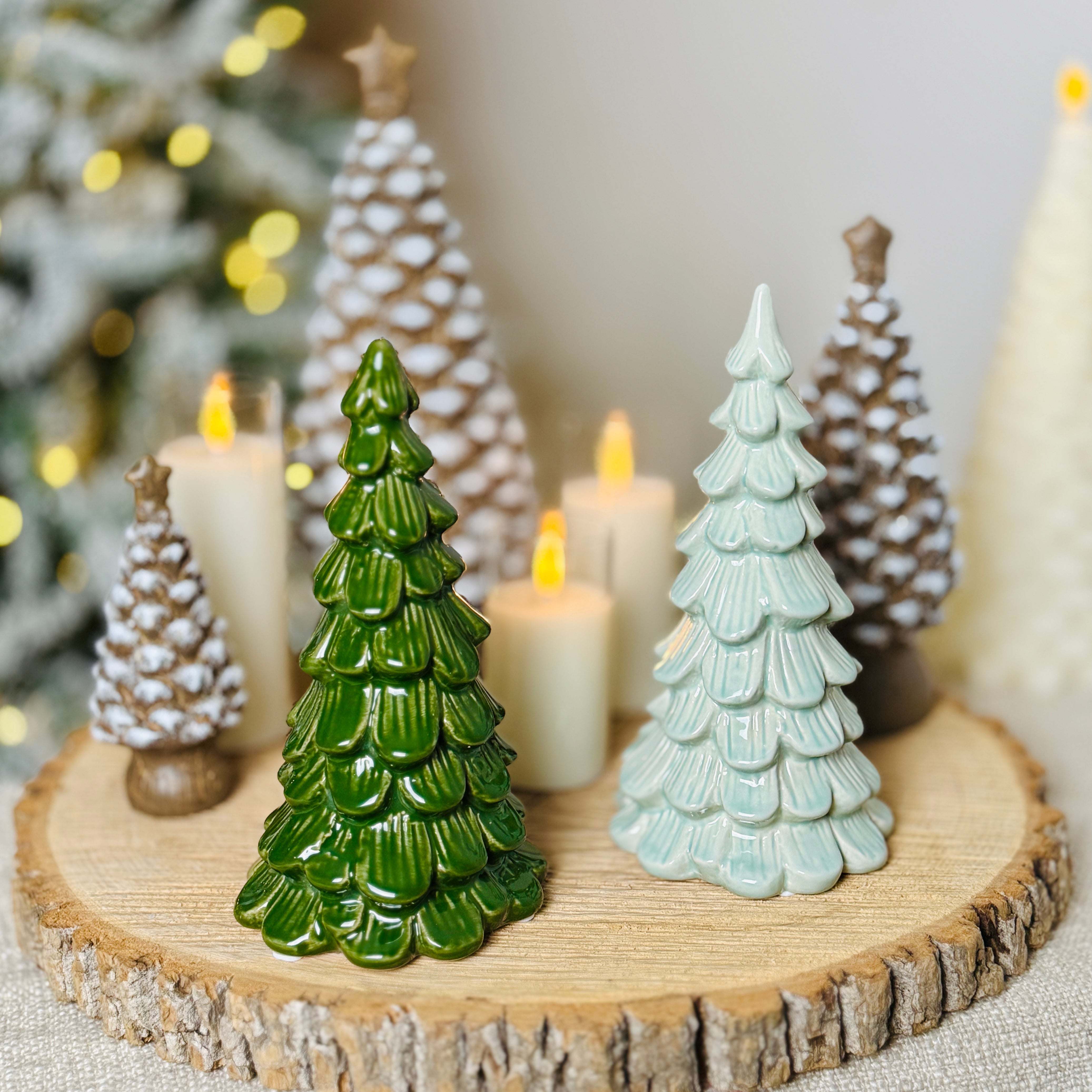 Set of 2 Glazed Trees for  -BOGO Offer