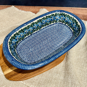 Polish Pottery Signature Oval Rolled Lip Baker