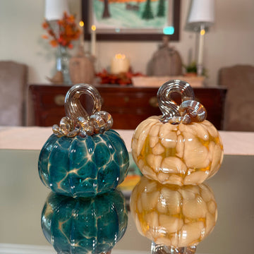 Epiphany Studio Glass Hand-Blown Pumpkin