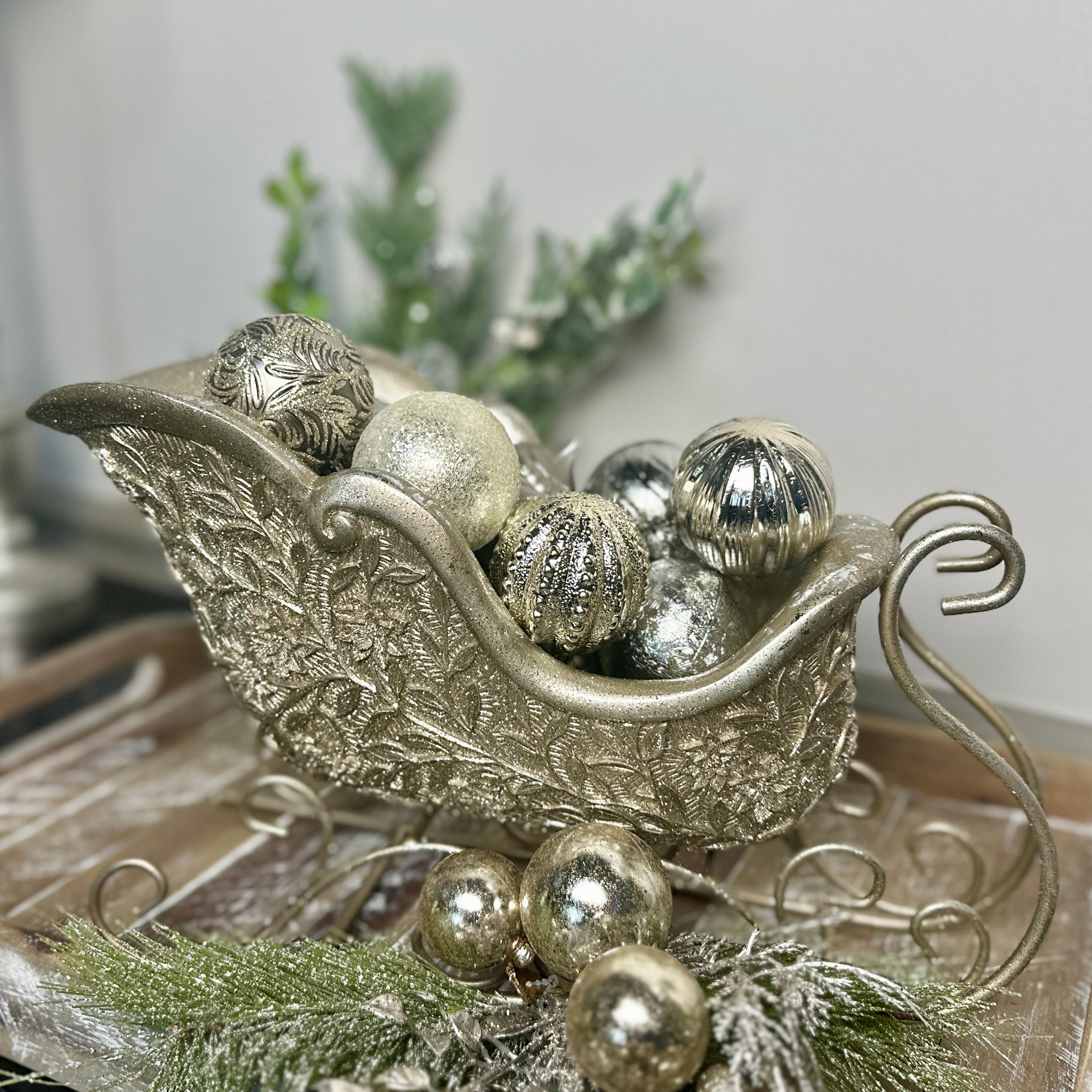 Choice of Carved Sleigh for