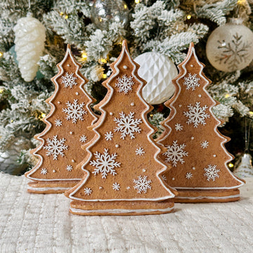 Set of 3 Gingerbread Trees for