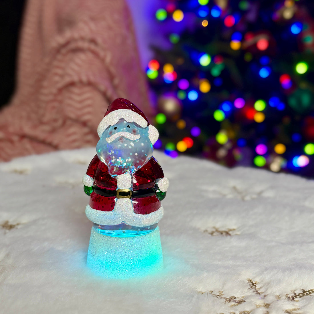Choice of Mini Lighted Holiday Shimmer Figurines for Just Jill