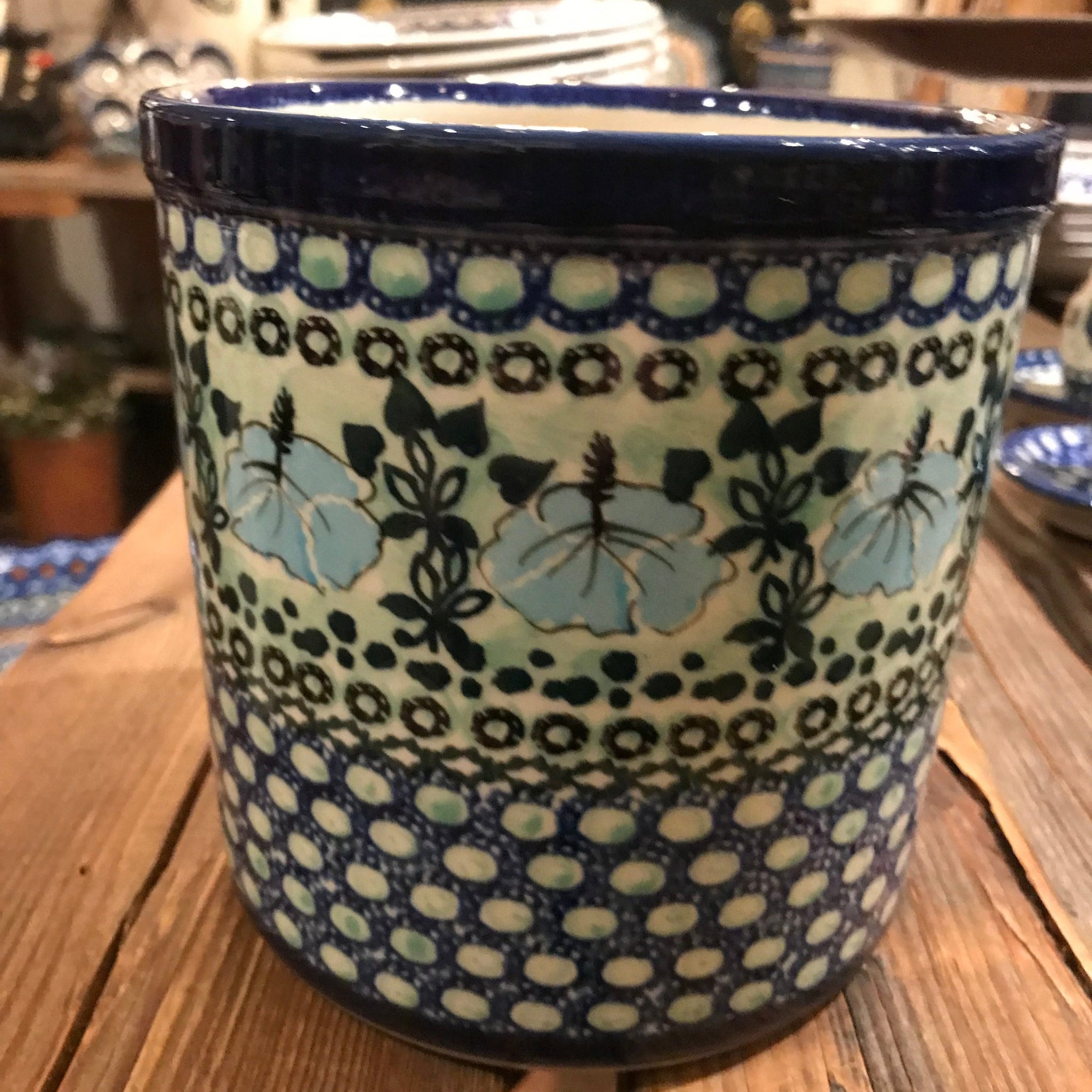 Polish Pottery Signature Utensil Holder