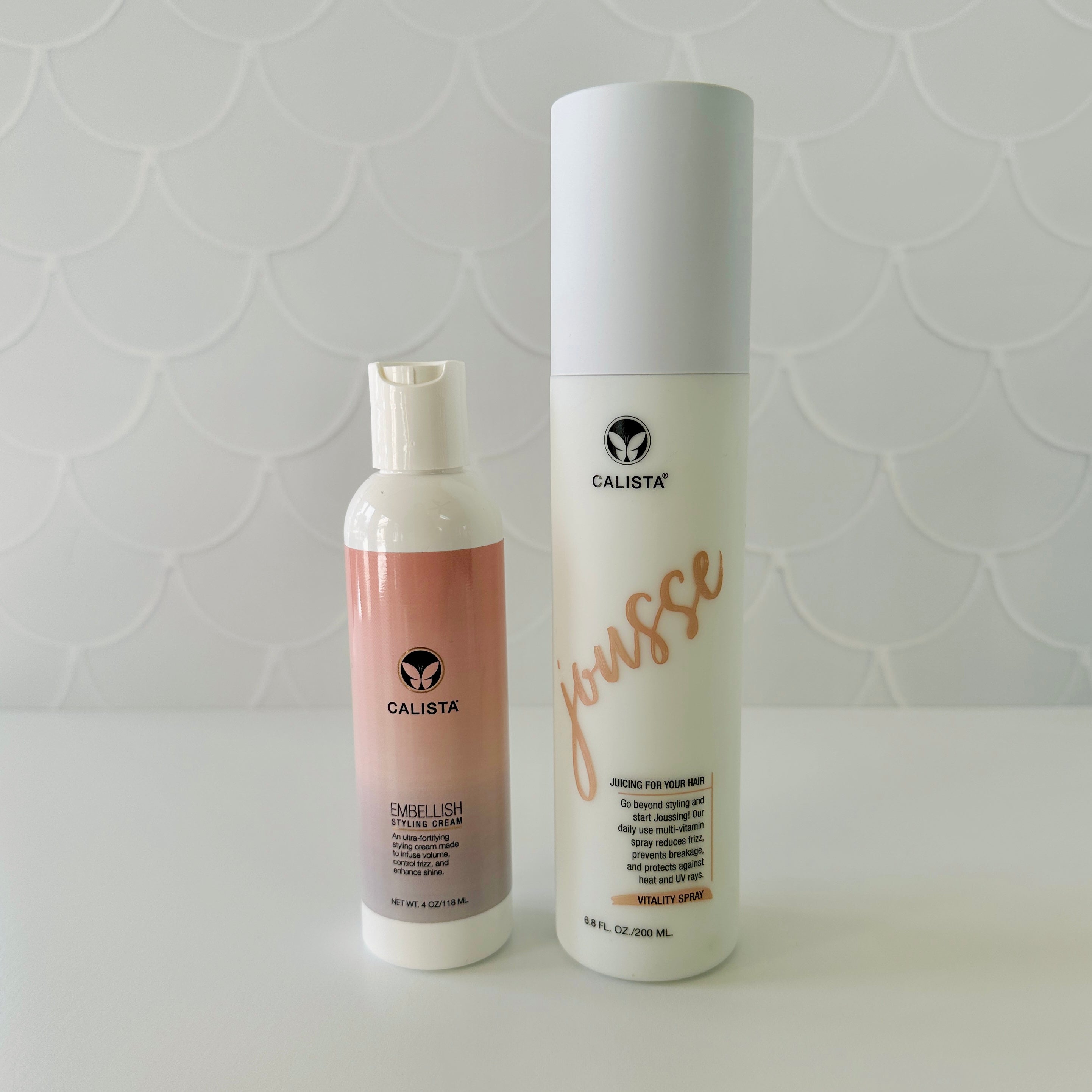 Calista Jousse Vitality Spray and Embellish Styling Cream