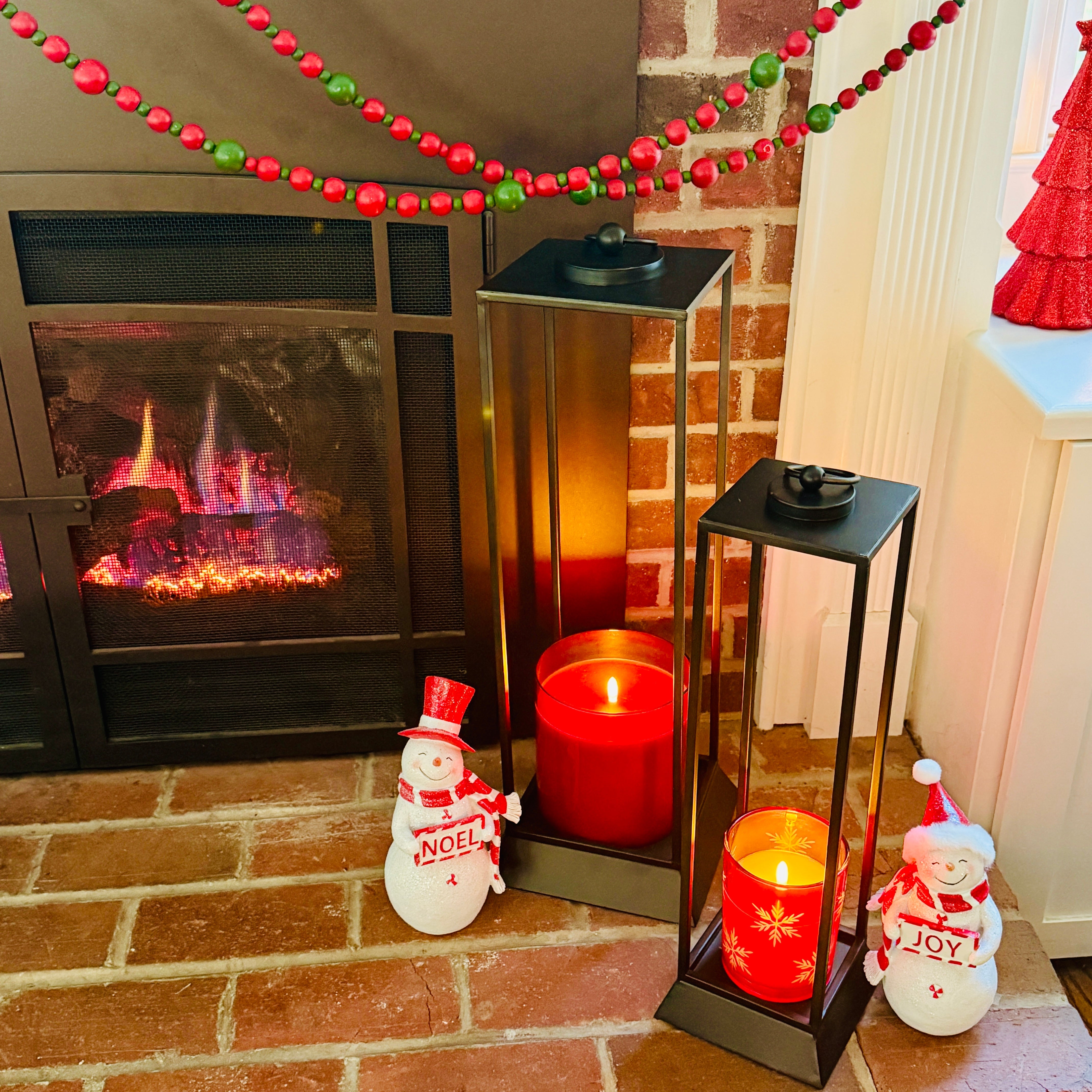 Set of 2 Black Lanterns for Just Jill