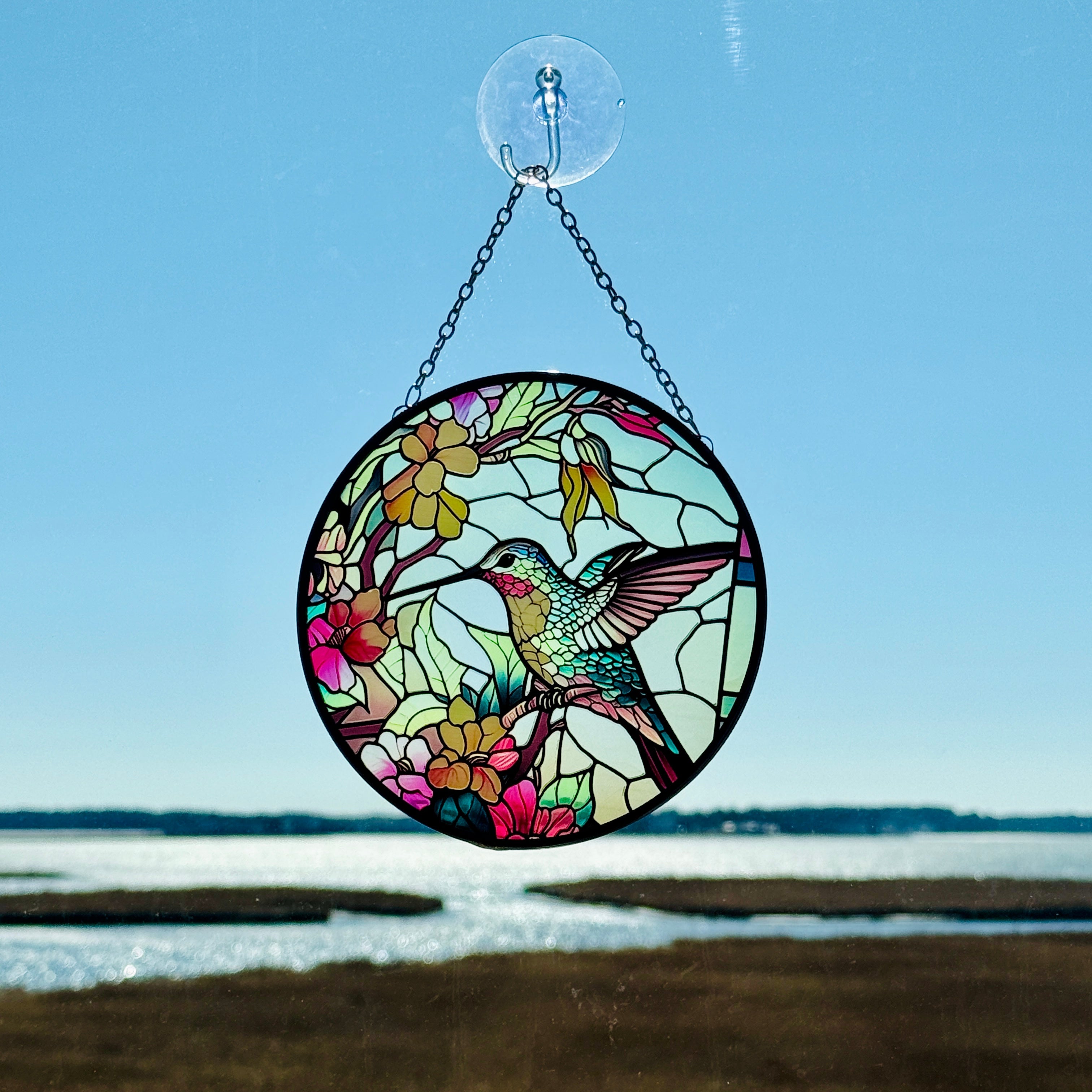 Bird Glass Suncatcher for Just Jill
