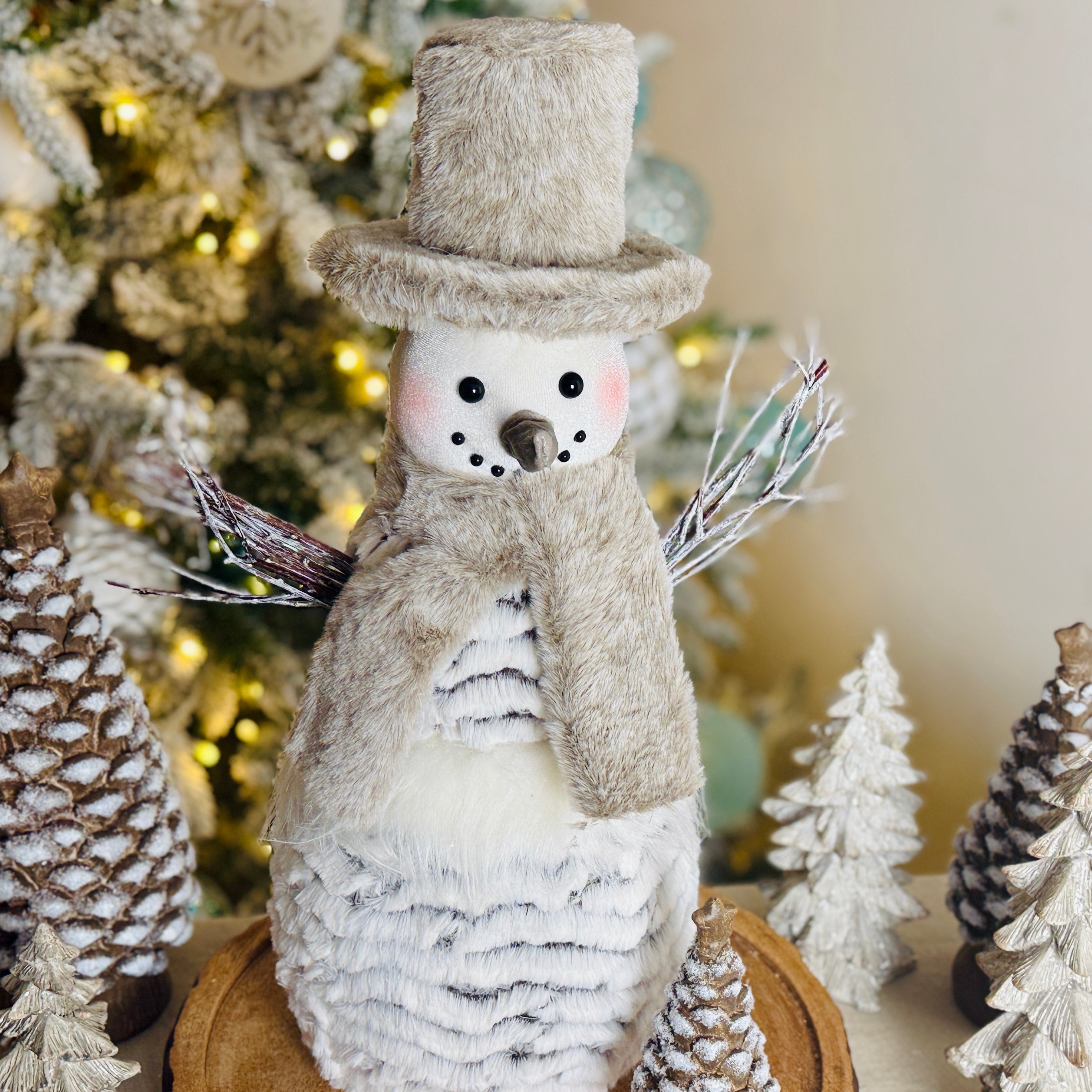 18¡± Winter Retreat Snowman w/ Hat for