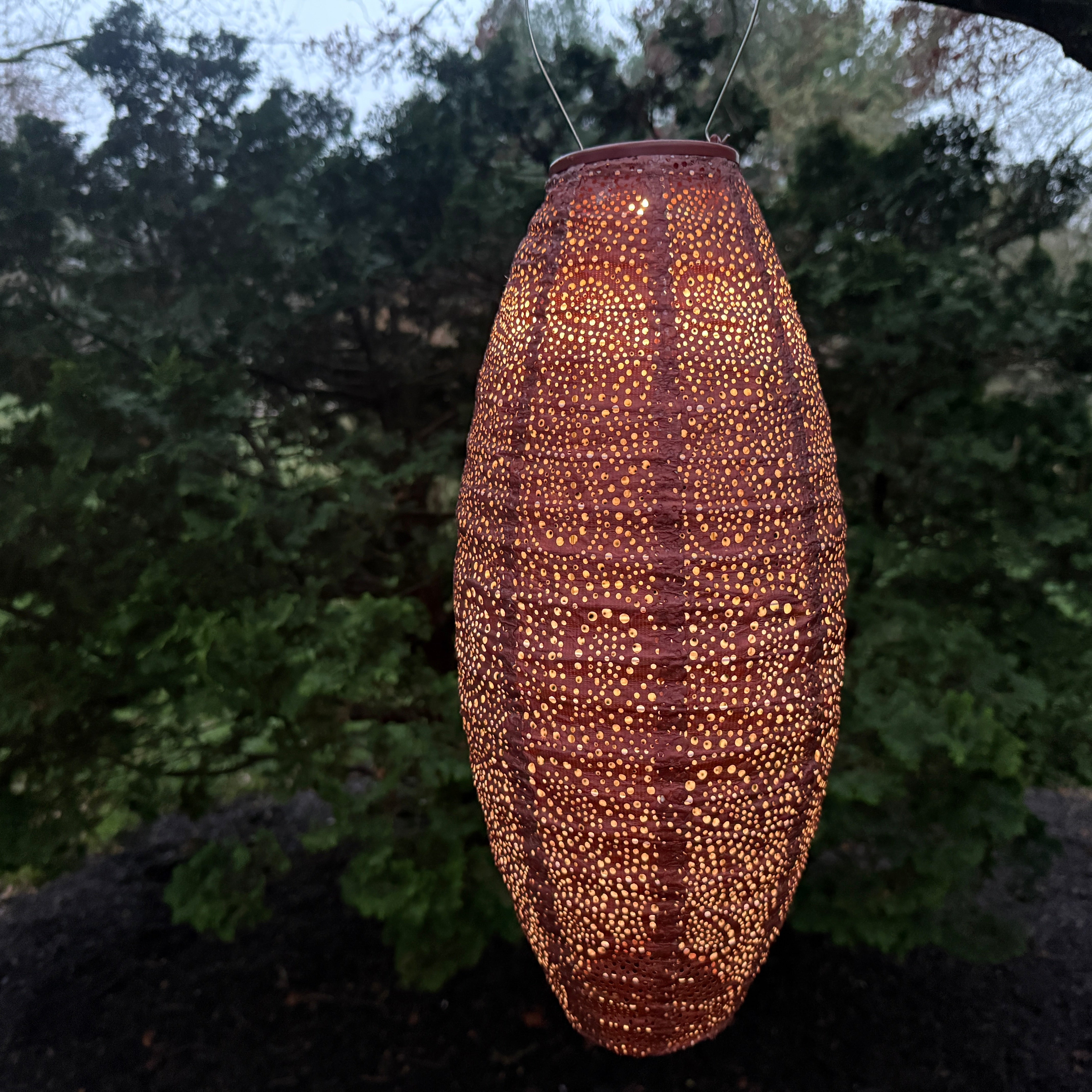 New Edition LUMIZ Battery Powered LED Outdoor Long Oval Lantern