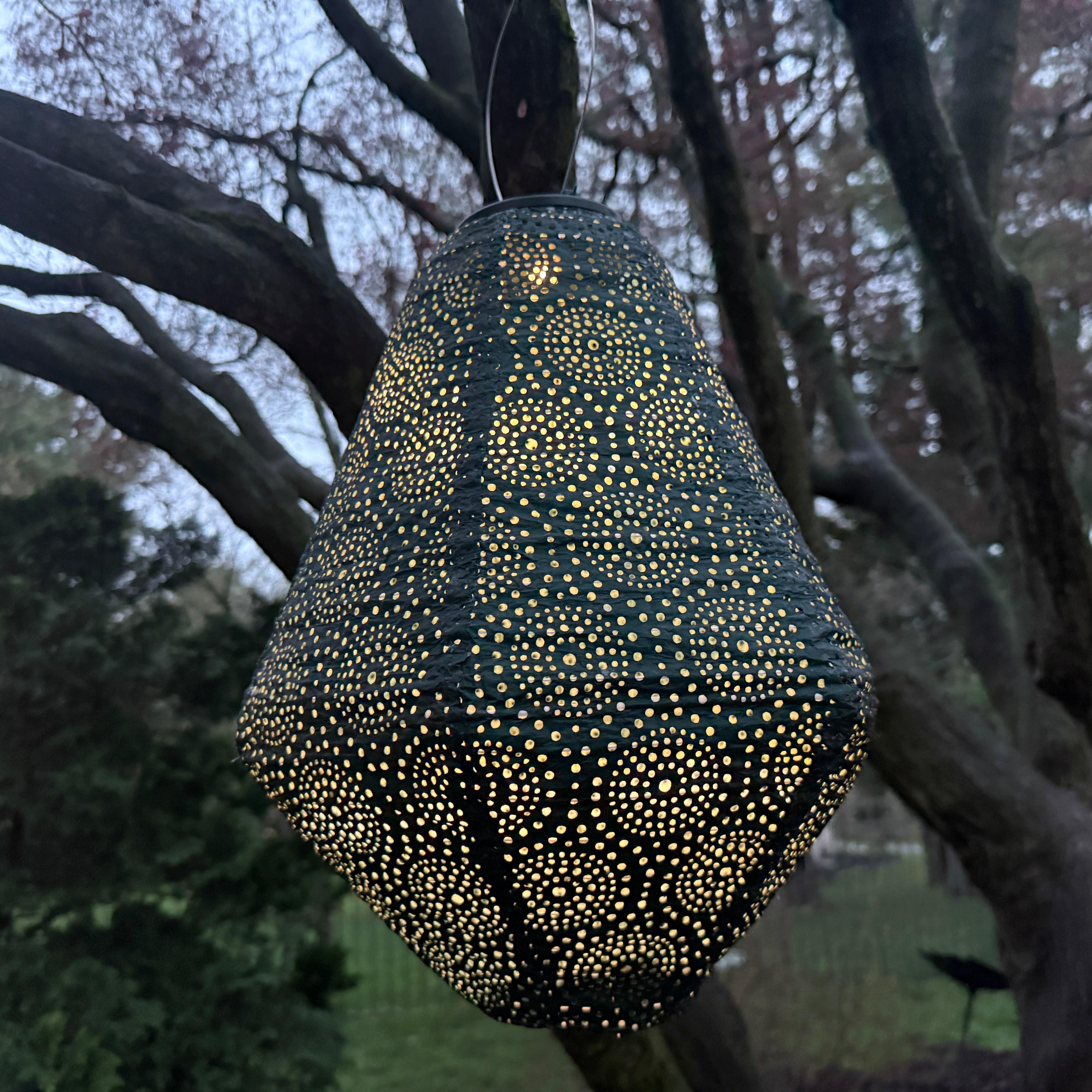 New Edition LUMIZ Battery Powered LED Outdoor Can Shape Lantern