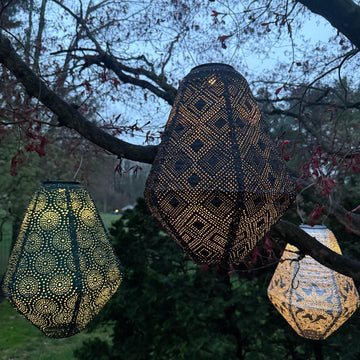 New Edition LUMIZ Battery Powered LED Outdoor Can Shape Lantern