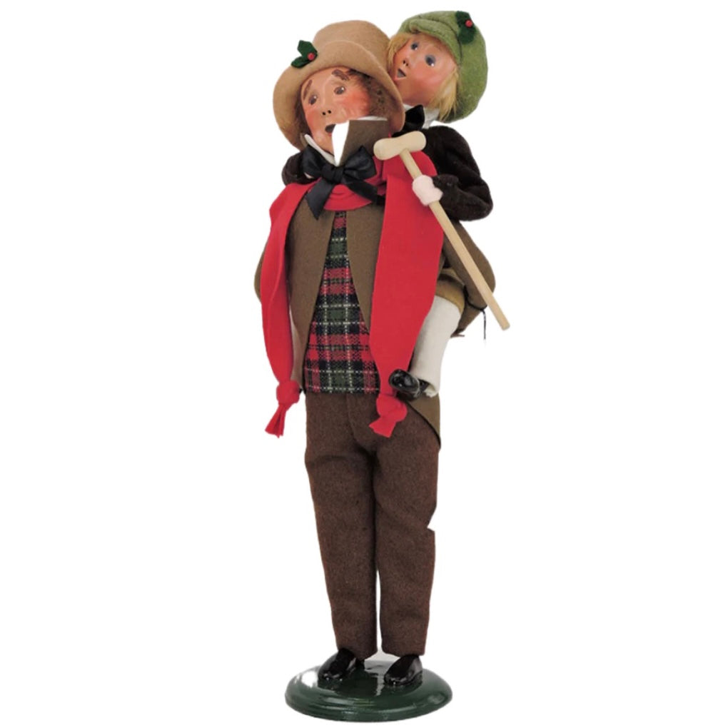 Byers' Choice Bob Cratchit & Tiny Tim