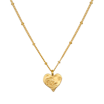 Satya Spirit of Love Gold Heart Necklace