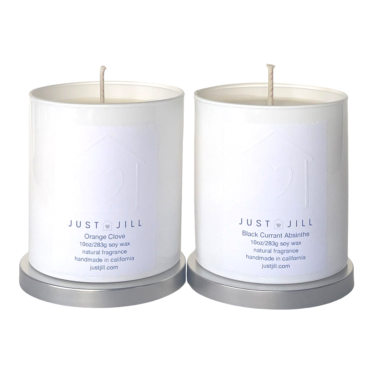 Scented Candles (2-pack)  Orange Clove/Black Currant