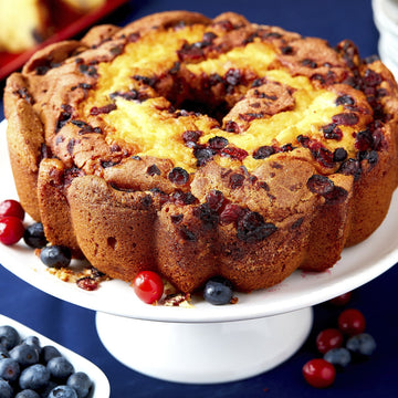 My Grandma's of New England 3.1lb Red, White and Blue Patriot Coffee Cake