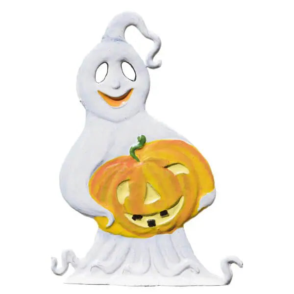 Halloween Ghost Hand Painted German Pewter Figurine