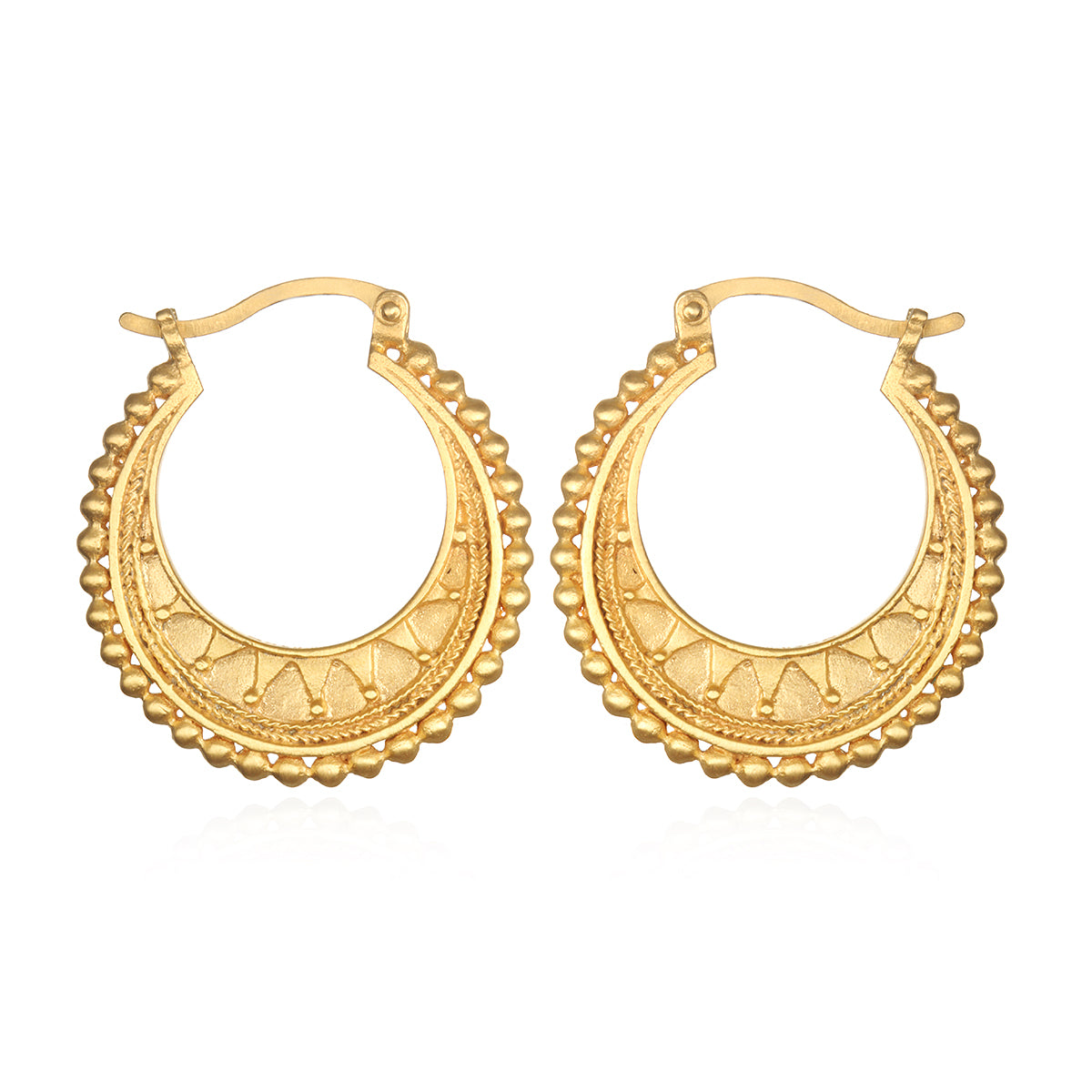 Satya Interwoven Gold Hoop Earrings
