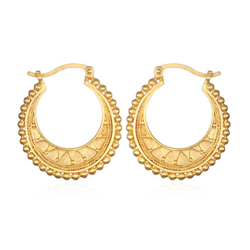 Satya Interwoven Gold Hoop Earrings