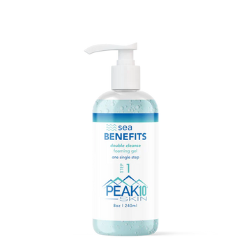 Peak 10 SKIN Sea BENEFITS Double Cleanse Foaming Gel