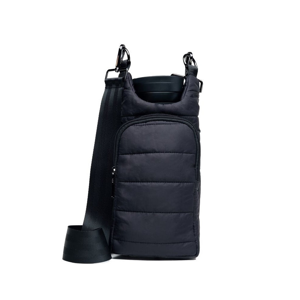 WanderFull HydroBag Black Matte Crossbody with Black Strap