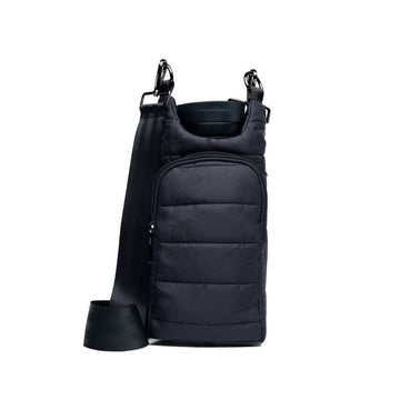 WanderFull HydroBag Black Matte Crossbody with Black Strap