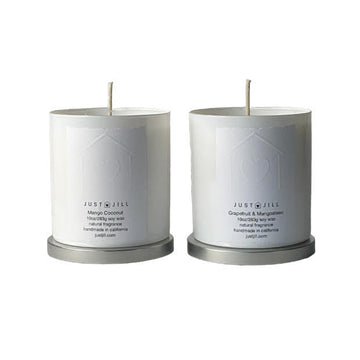 Scented Candles (2-pack) Mango Coconut/Grapefruit Mangosteen