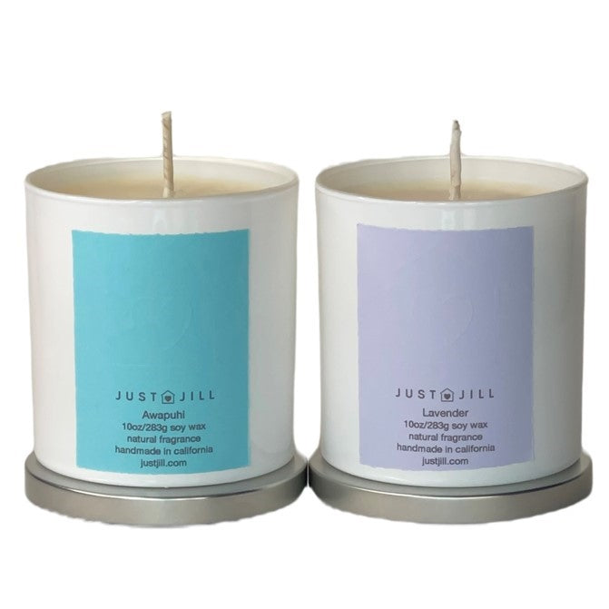 Scented Candles (2-pack) Lavender and Awapuhi