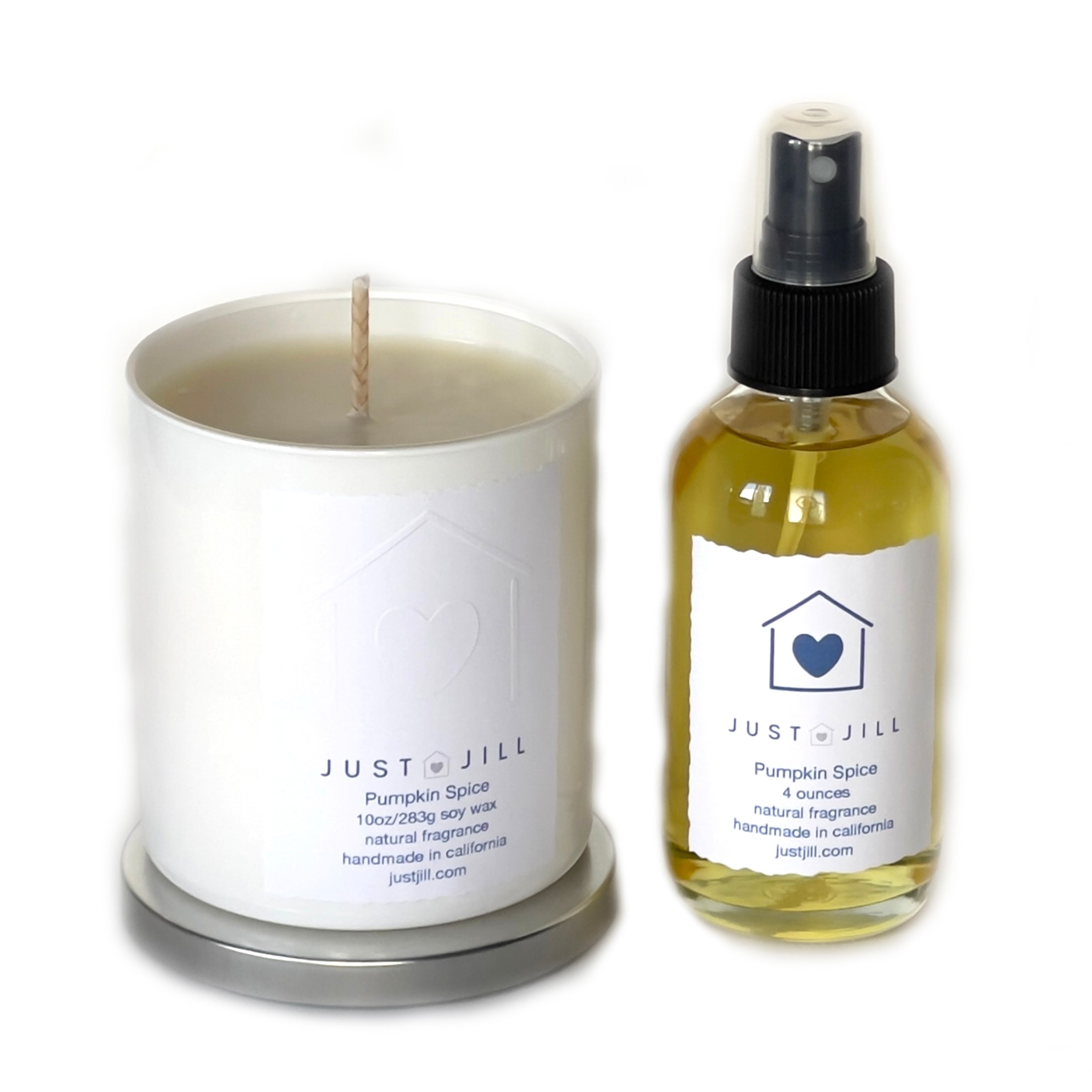 Candle and Room Spray Set-Cinnamon Vanilla