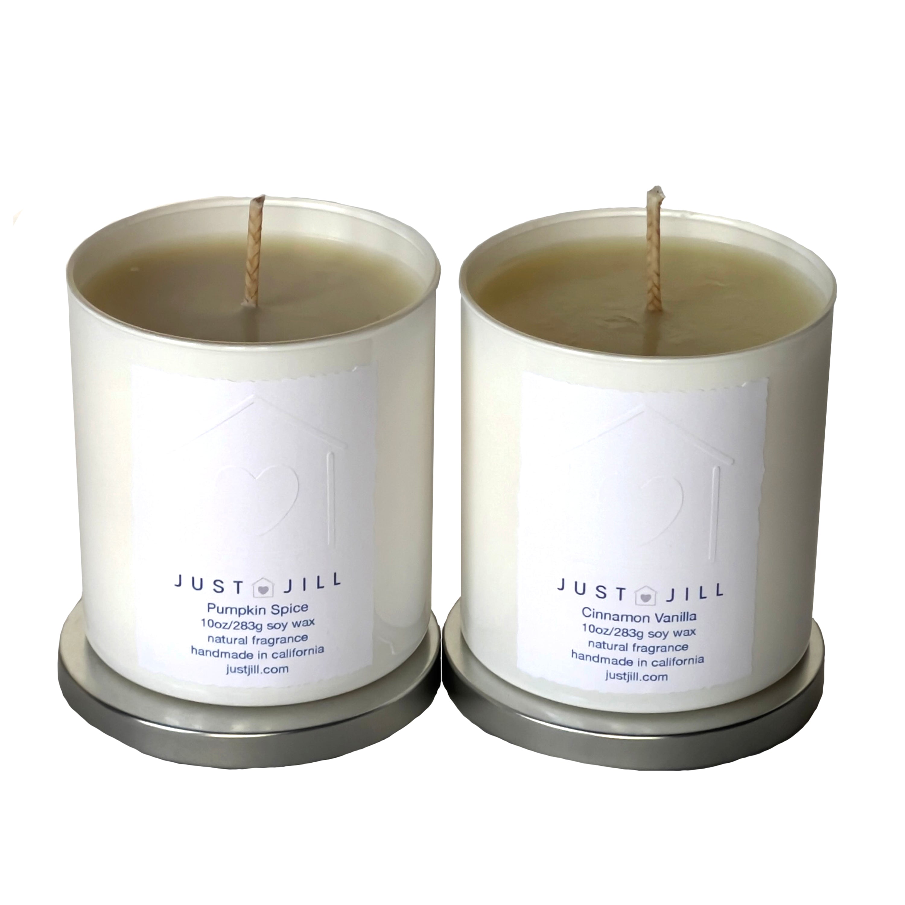 Scented Candles Pumpkin Spice/Cinnamon Vanilla (2-pack)